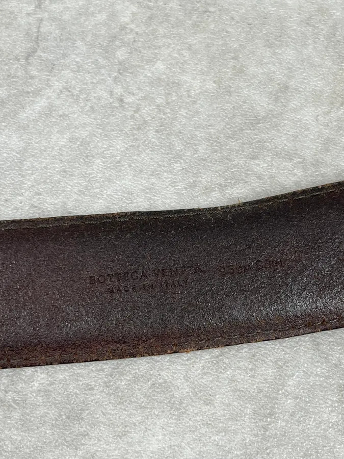 Bottega Veneta Brown Intrecciato Woven Leather Belt  ePWhKal 6