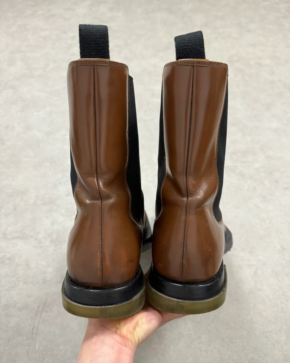 Bottega Veneta Brown Leather Boots OgJhDQZ 6