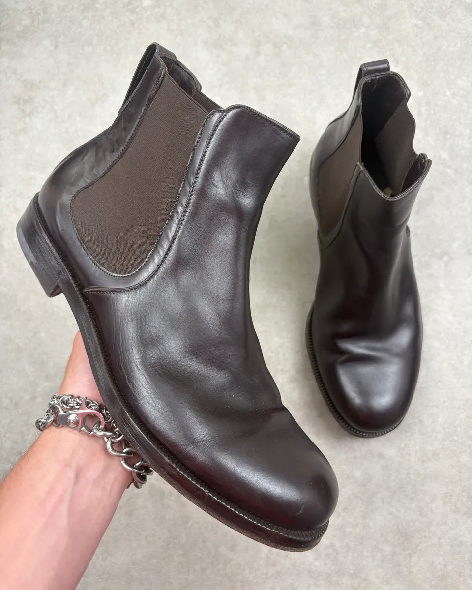 Bottega Veneta Brown Leather Chelsea Boots mFWsJKm 0