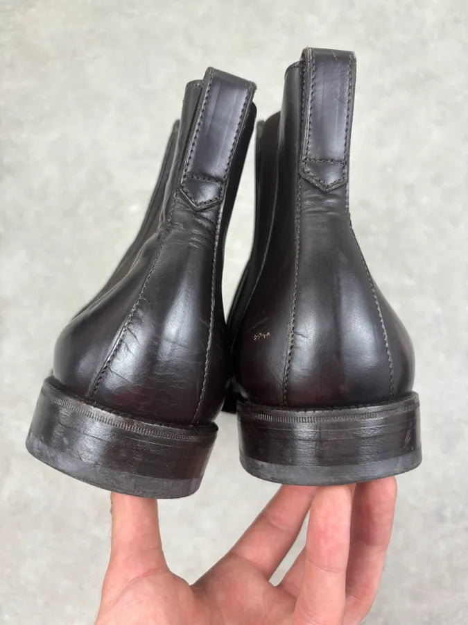 Bottega Veneta Brown Leather Chelsea Boots mFWsJKm 6