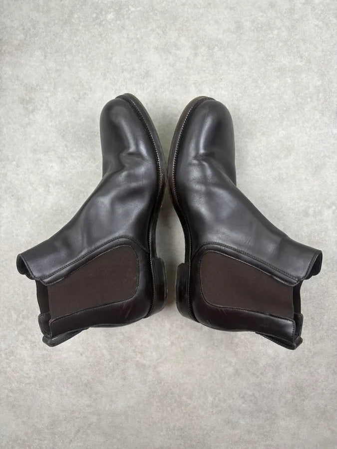 Bottega Veneta Brown Leather Chelsea Boots mFWsJKm 4