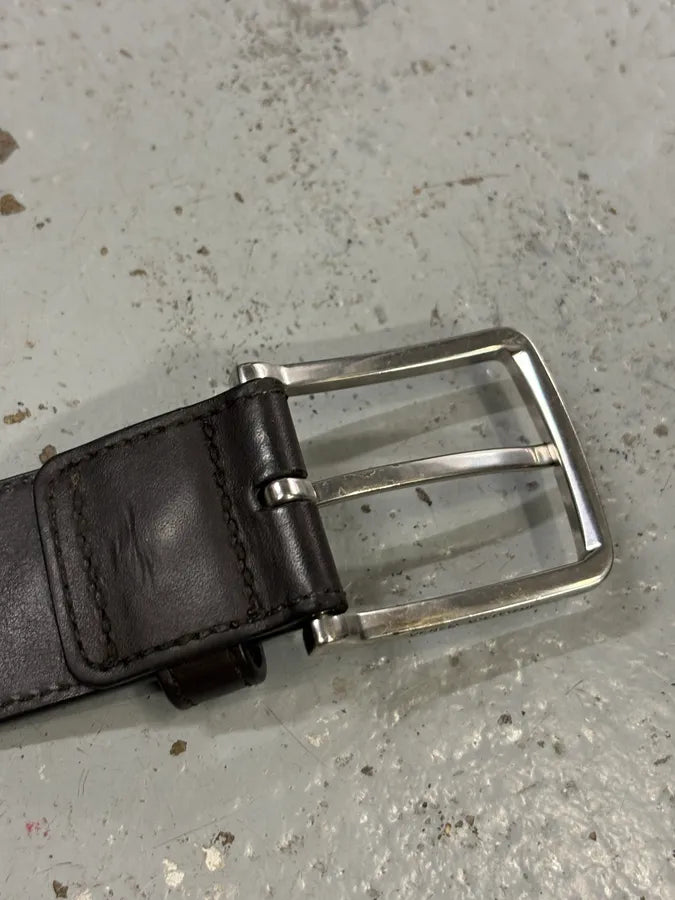 Bottega Veneta Brown Leather Intrecciato Belt rsYjOFQ 5