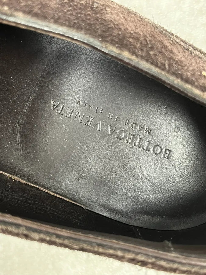 Bottega Veneta Brown Suede Derby Shoes HfSaQLl 10