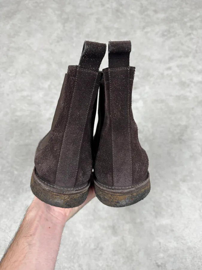 Bottega Veneta Brown Suede Leather Boots rvgKTNR 3