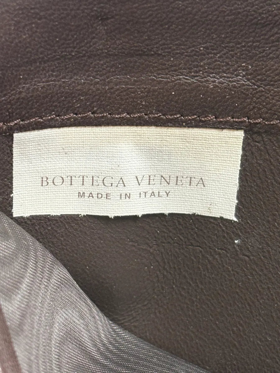 Bottega Veneta Brown Woven Leather Wallet kJMsSxo 7