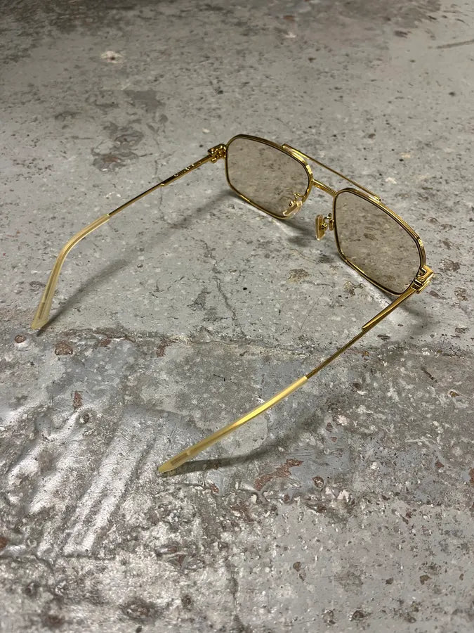Bottega Veneta Golden Metal Aviator Sunglasses eObgsLy 6