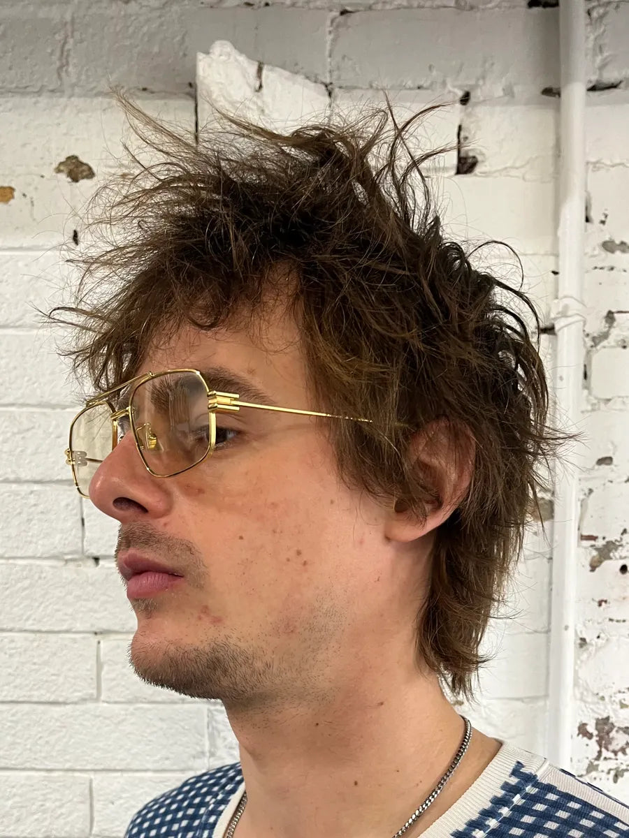 Bottega Veneta Golden Metal Aviator Sunglasses eObgsLy 2