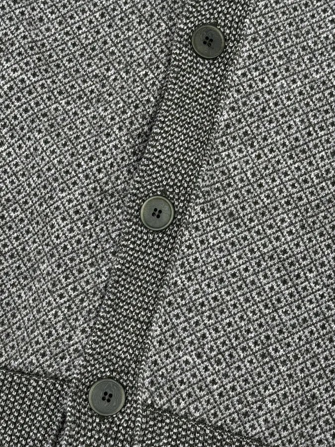 FW2017 Bottega Veneta Green & Grey Wool Cardigan oBanJDA 9