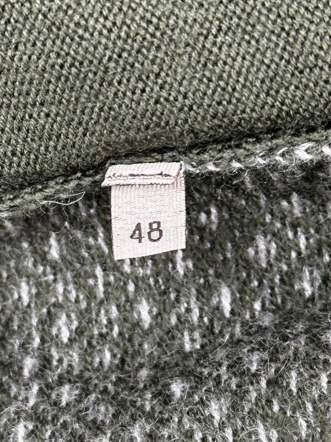 FW2017 Bottega Veneta Green & Grey Wool Cardigan oBanJDA 11