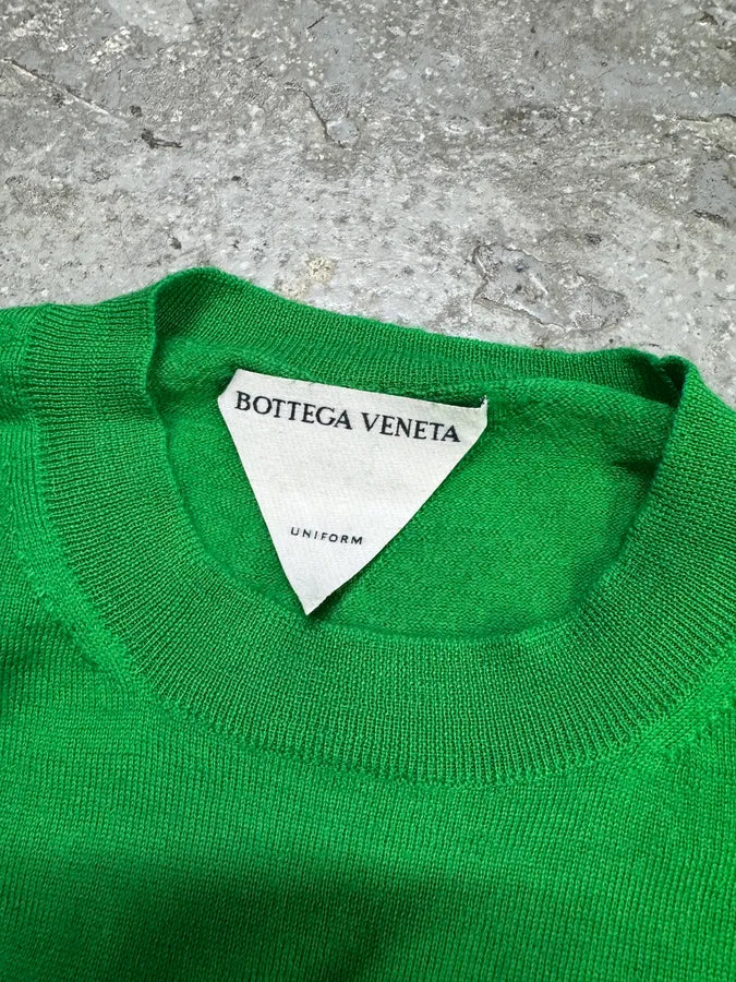 Bottega Veneta Green Uniform Sweater jbNLAJT 4