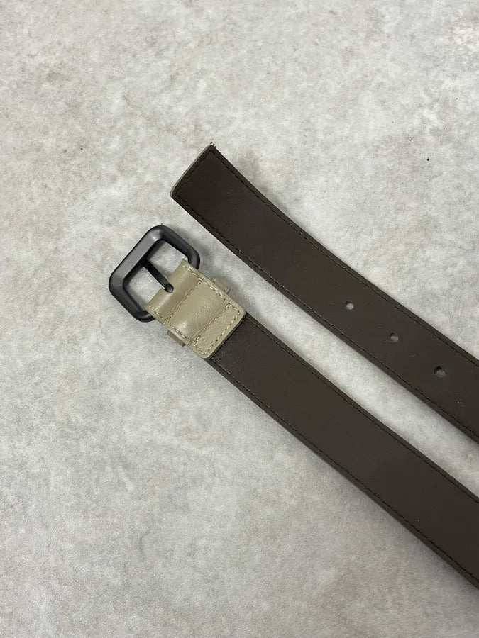 Bottega Veneta Grey & Pink Movement Leather Belt jXKkpMk 3