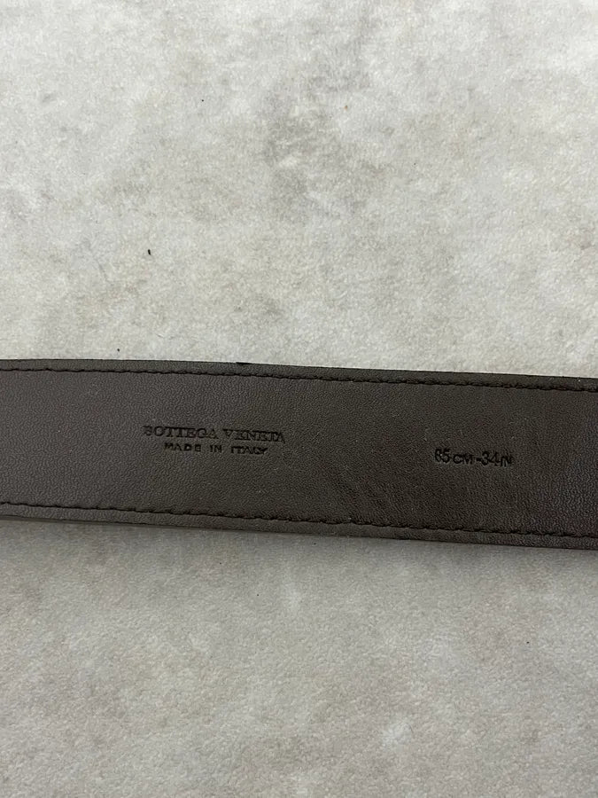 Bottega Veneta Grey & Pink Movement Leather Belt jXKkpMk 4