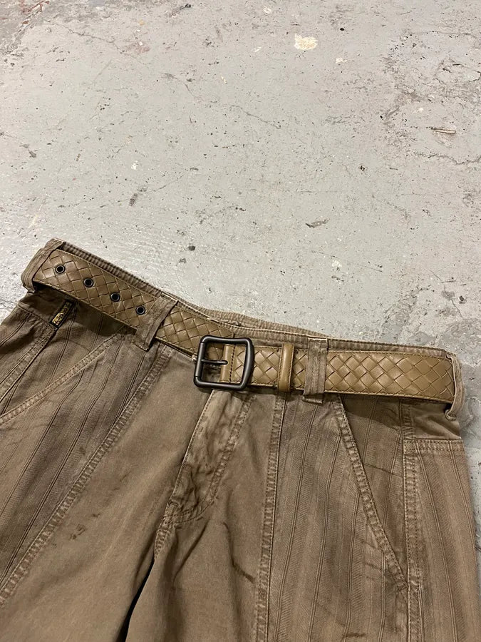 Bottega Veneta Leather Embossed Belt (OS) ymULVGc 2