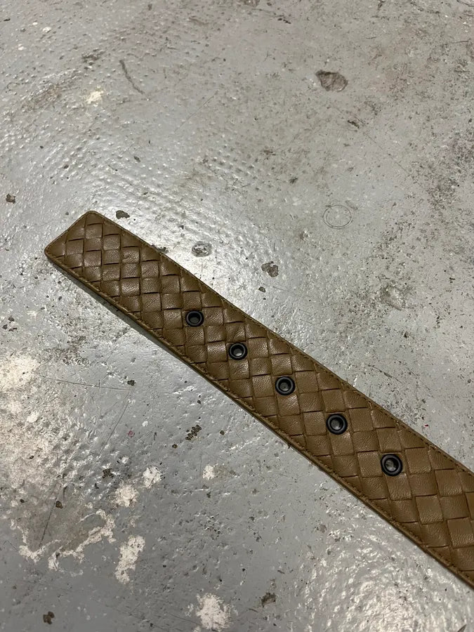 Bottega Veneta Leather Embossed Belt (OS) ymULVGc 6