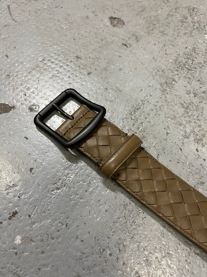 Bottega Veneta Leather Embossed Belt (OS) ymULVGc 8