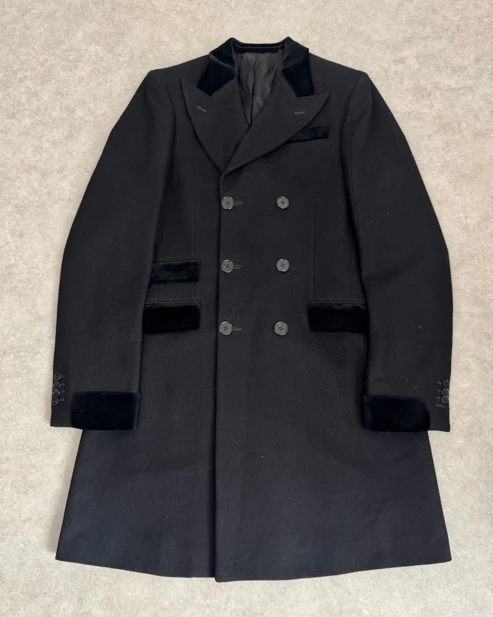 Bottega Veneta Navy Wool Premium Classy Trench Coat IUdCEfH 0