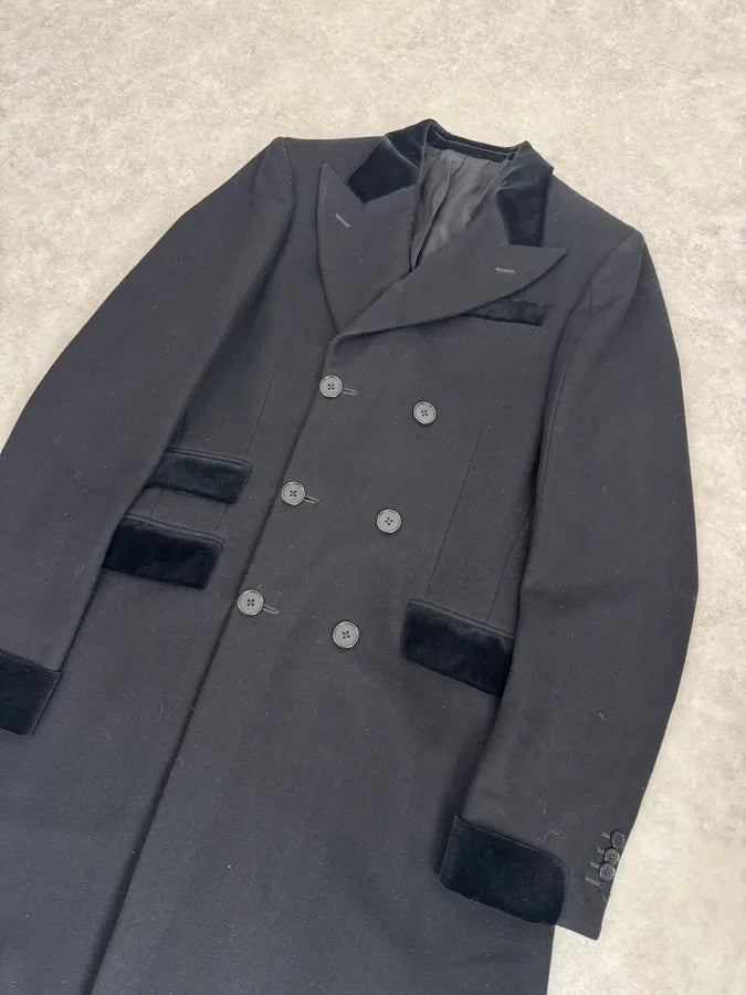 Bottega Veneta Navy Wool Premium Classy Trench Coat IUdCEfH 4