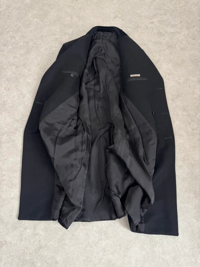 Bottega Veneta Navy Wool Premium Classy Trench Coat IUdCEfH 5