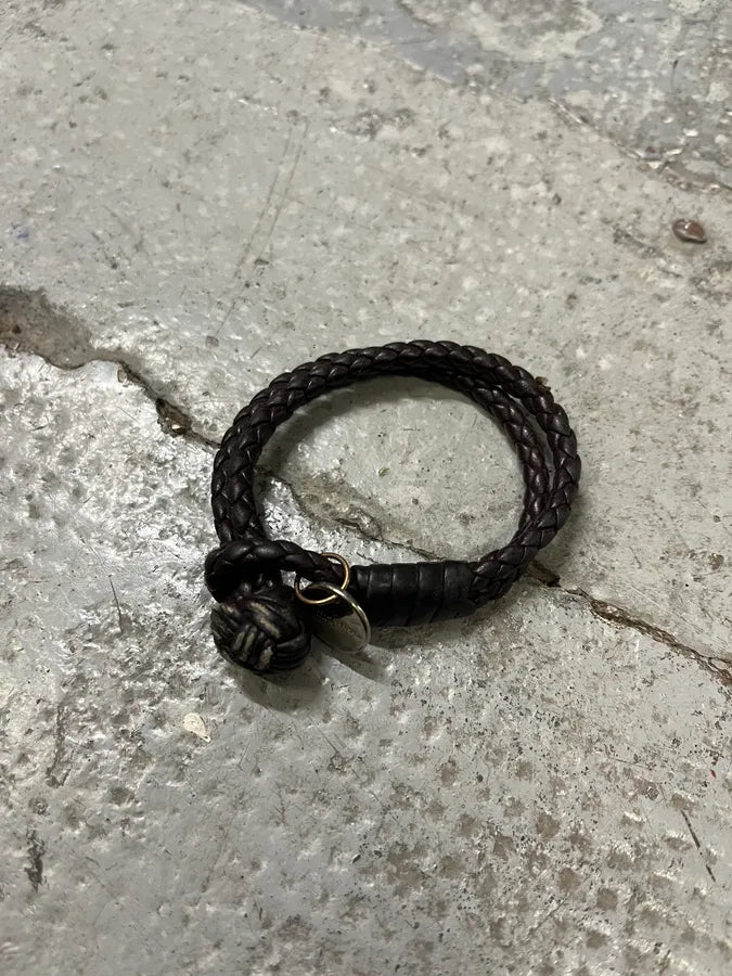 Bottega Veneta Obscure Leather Armband Bracelet (OS) eXwCVJf 0