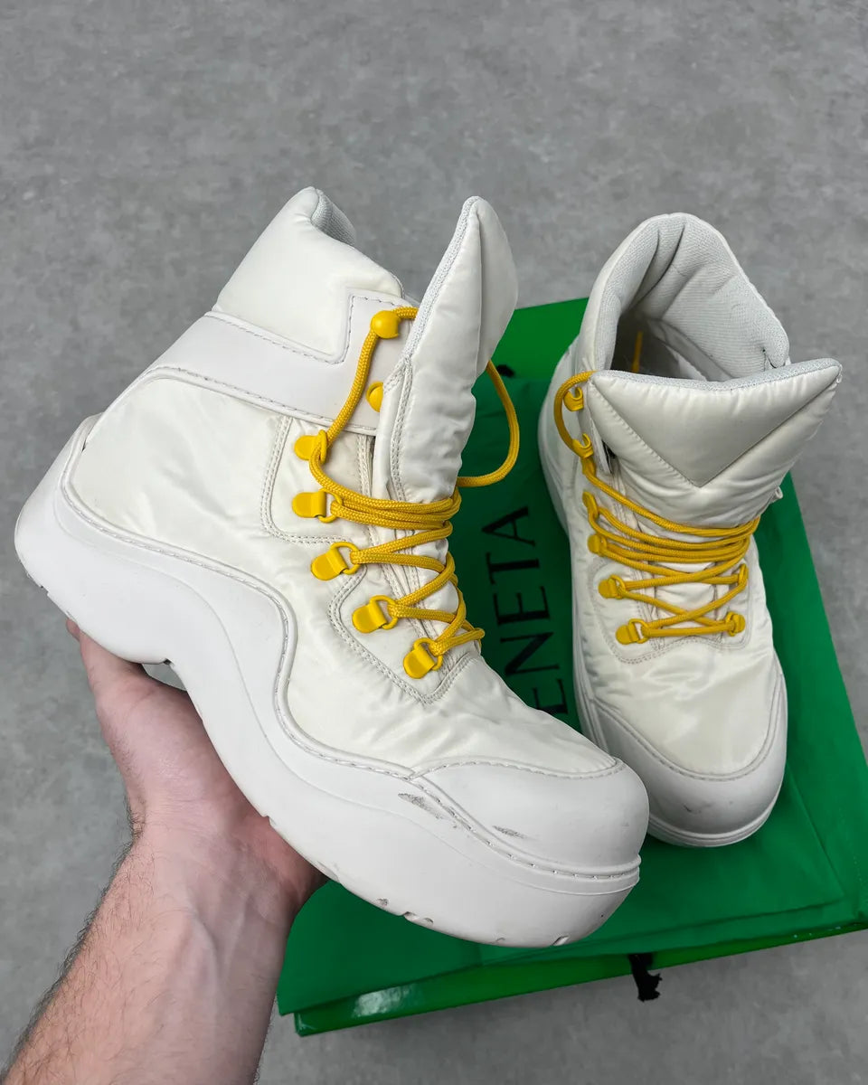 Bottega Veneta Puddle White Hybrid Boots rVmIuhV 0