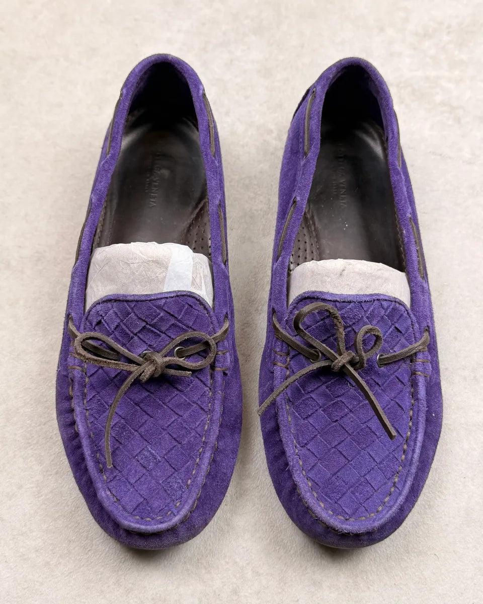 Bottega Veneta Purple Suede Loafers LxUJwwF 1
