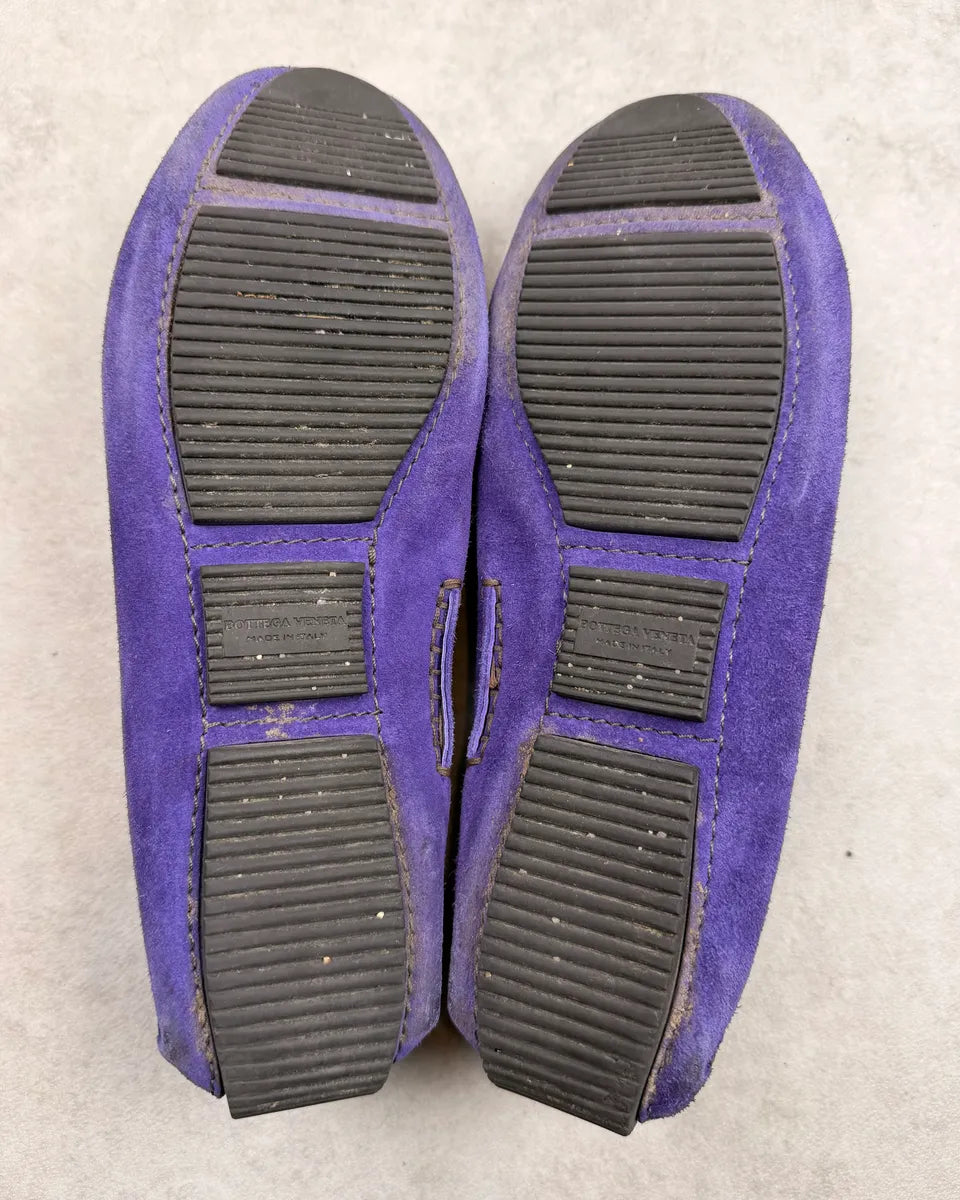 Bottega Veneta Purple Suede Loafers LxUJwwF 10