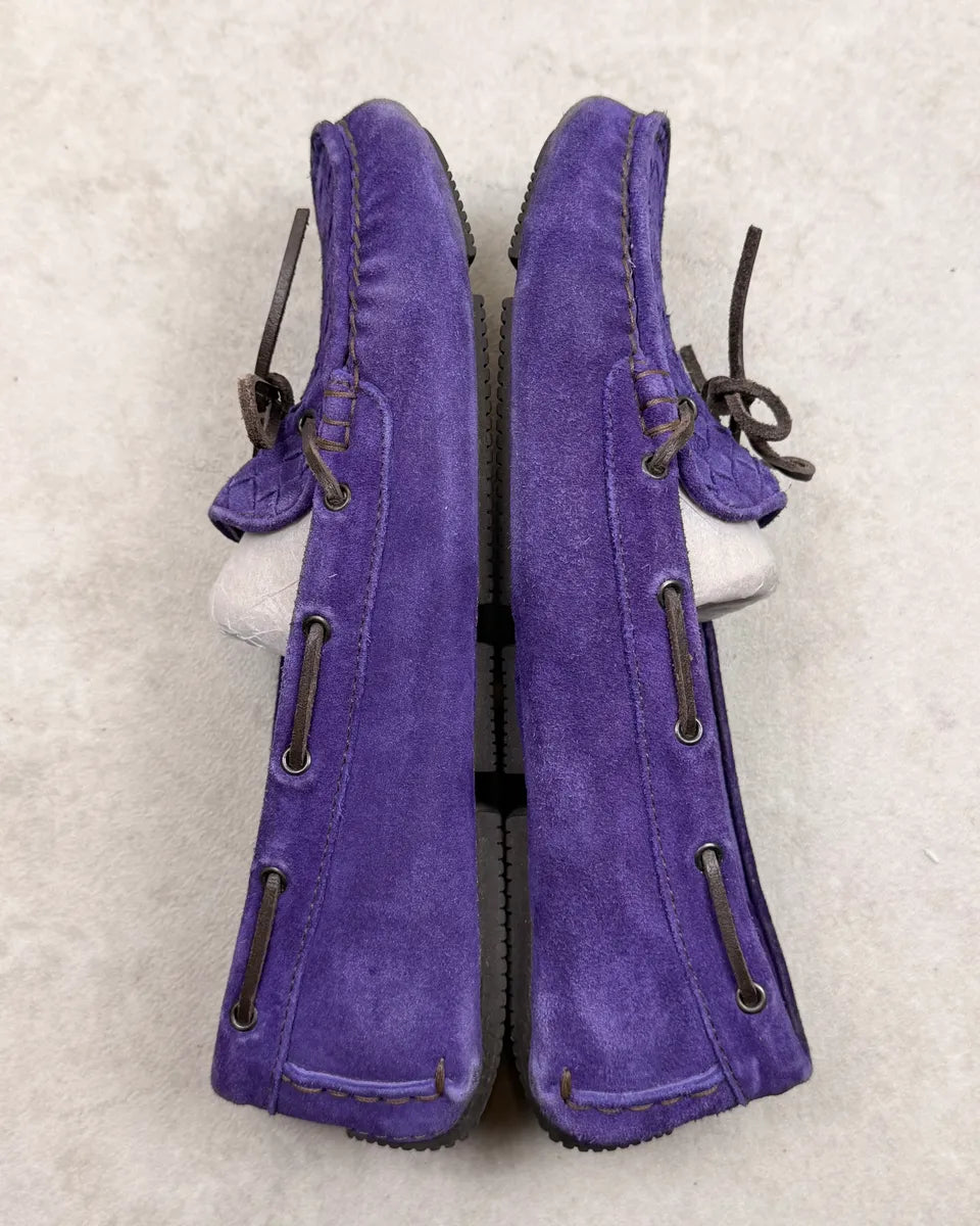 Bottega Veneta Purple Suede Loafers LxUJwwF 4