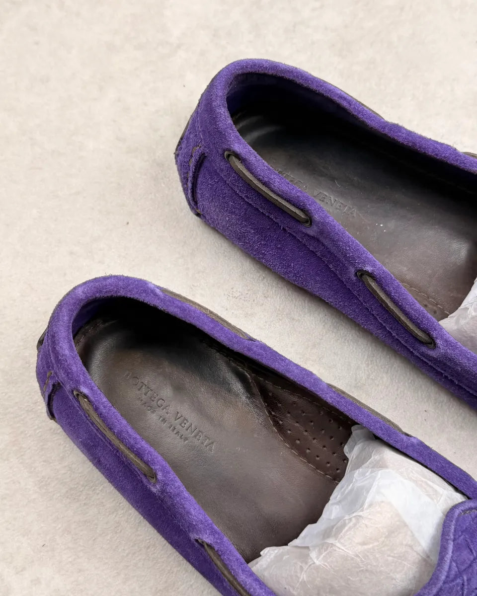 Bottega Veneta Purple Suede Loafers LxUJwwF 5
