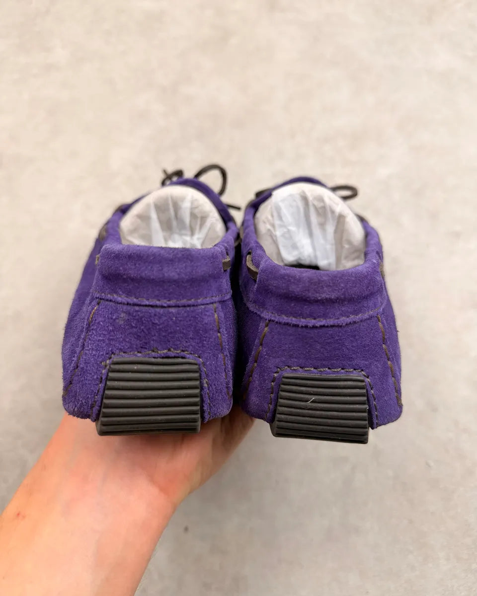 Bottega Veneta Purple Suede Loafers LxUJwwF 6