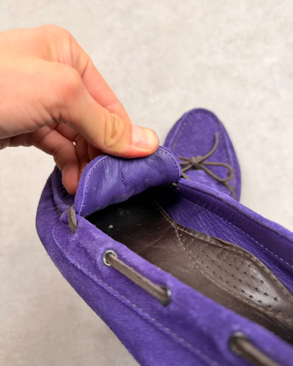 Bottega Veneta Purple Suede Loafers LxUJwwF 7