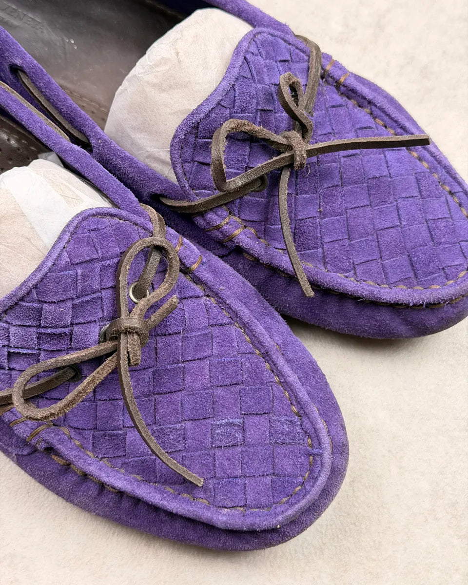 Bottega Veneta Purple Suede Loafers LxUJwwF 8