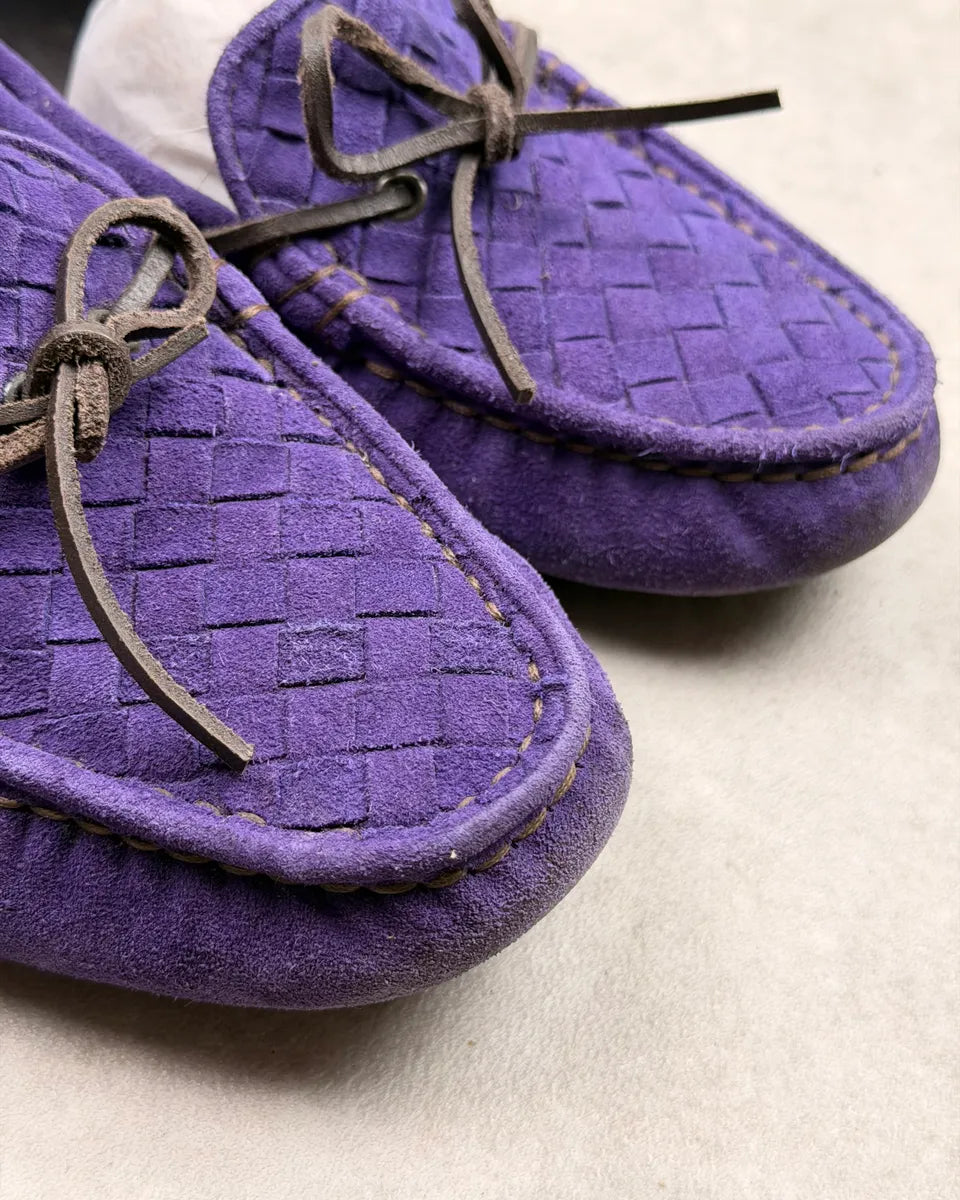 Bottega Veneta Purple Suede Loafers LxUJwwF 9