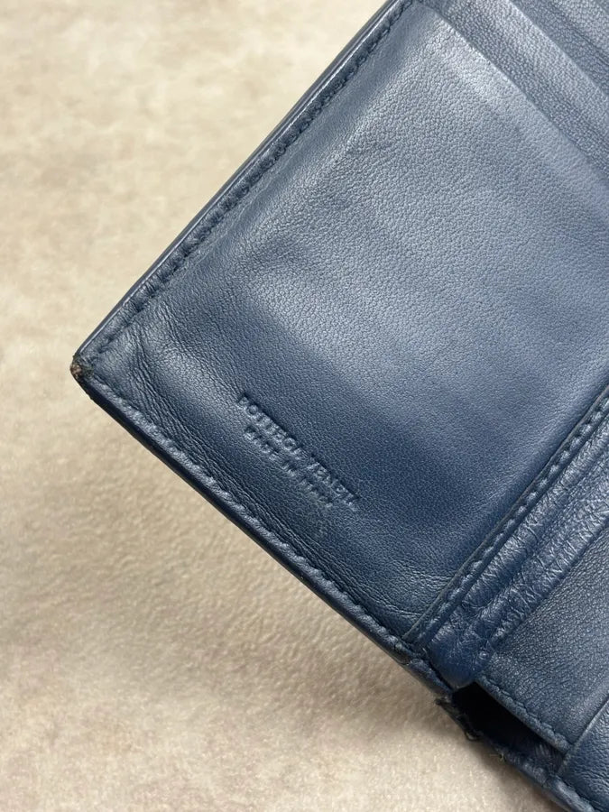 Bottega Veneta Teal Leather Intrecciato Wallet ohcfAtO 3