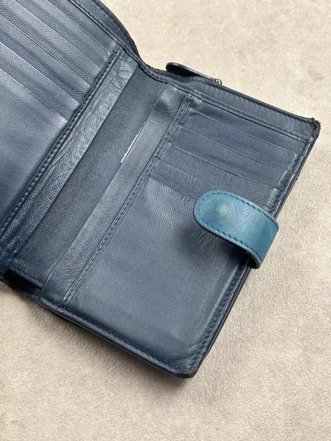 Bottega Veneta Teal Leather Intrecciato Wallet ohcfAtO 4