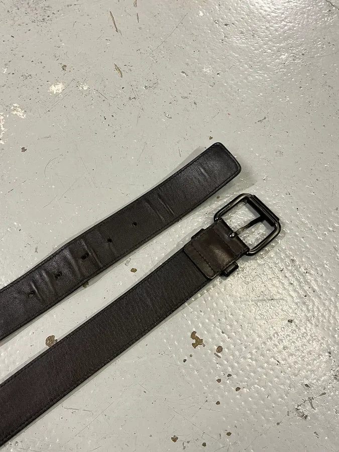 Bottega Veneta Woven Black Leather Belt afPLdyP 4