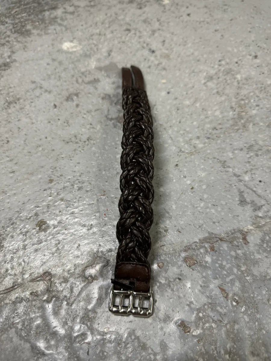 Bottega Veneta Woven Leather Dark Brown Bracelet fkaLsew 9