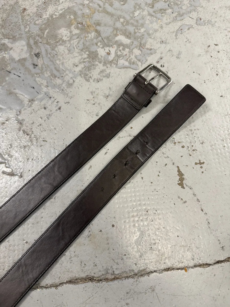 Bottega Venetta Brown Woven Leather Belt FaEbUhj 5