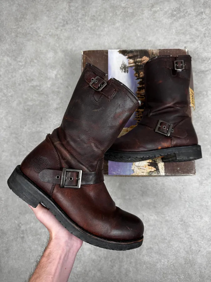 Bottes vintage Harley Davidson 42 UE 9 USA cCbgZdf 0