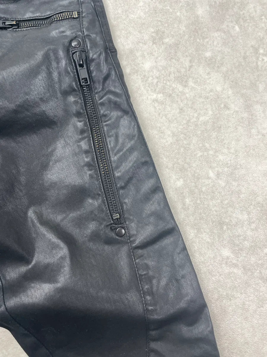 Diesel Black Denim Moto Zip Super Skinny Jeans bpBEZXyt 6