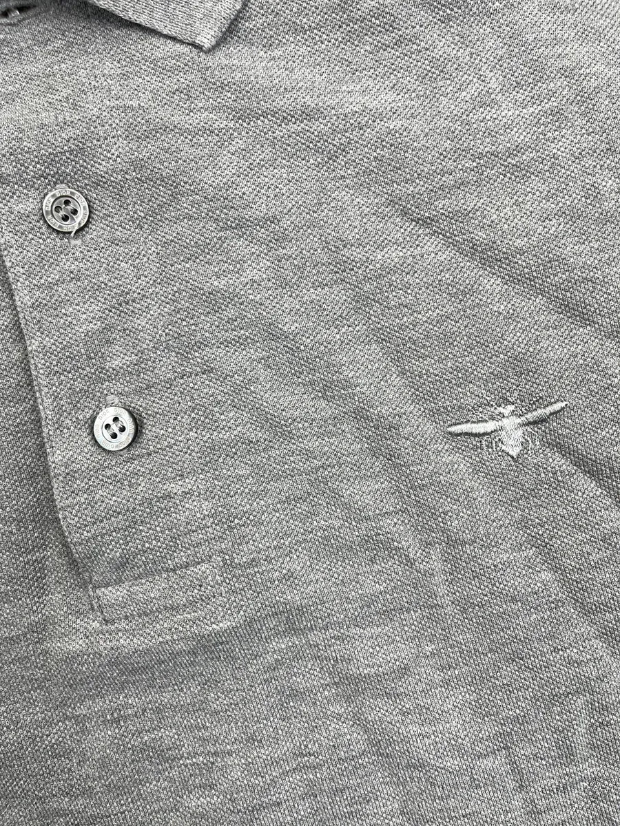 Dior Grey Bee Embroidered Polo brZroEJo 6
