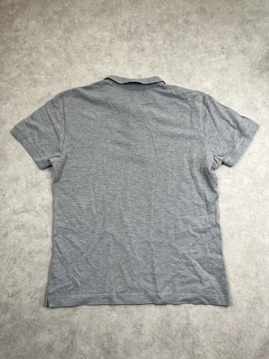 Dior Grey Bee Embroidered Polo brZroEJo 4