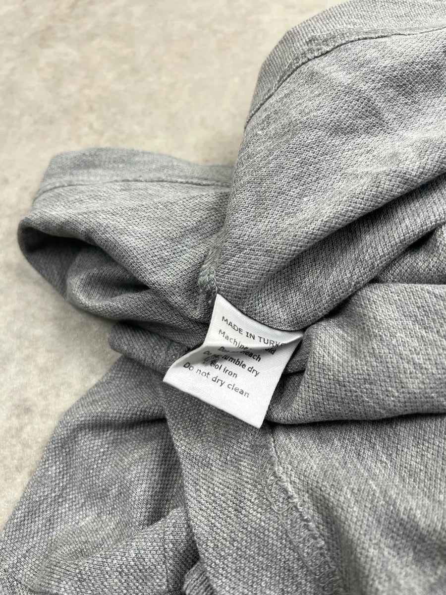 Dior Grey Bee Embroidered Polo brZroEJo 9