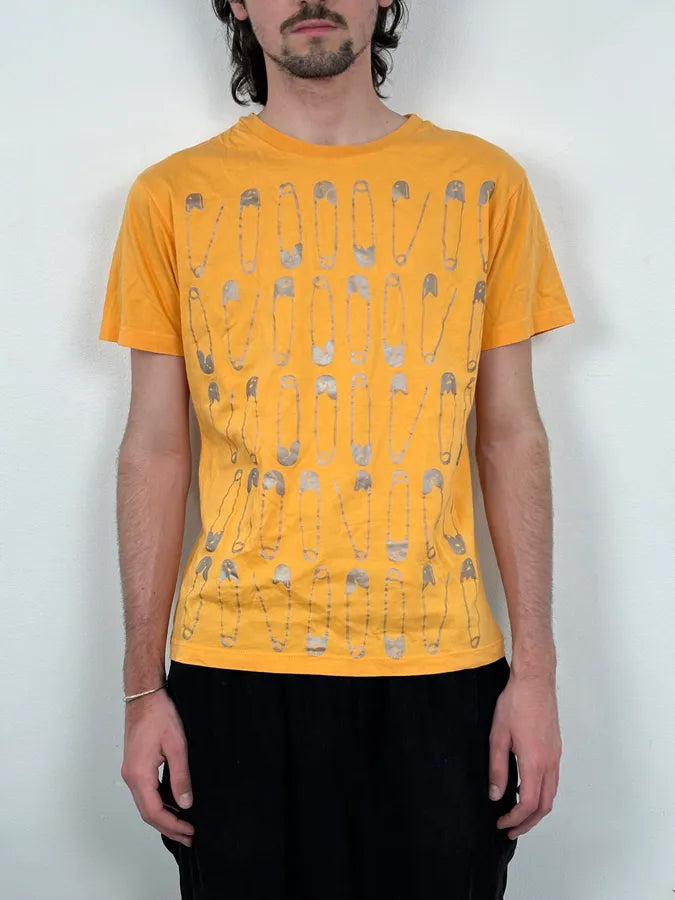 SS2017 Dsquared2 Safety Pin Orange Vitamin T-Shirt hfvBwEo 1