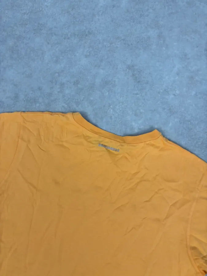 SS2017 Dsquared2 Safety Pin Orange Vitamin T-Shirt hfvBwEo 5