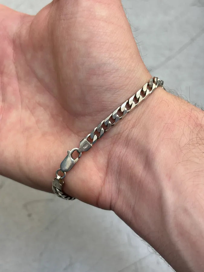 Bracelet Cesare Paciotti Dagger Silver Tone Vintage Archive lZgoCdq 2