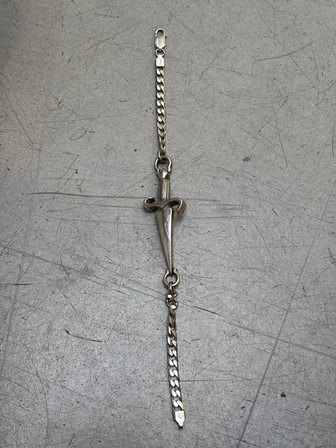 Bracelet Cesare Paciotti Dagger Silver Tone Vintage Archive lZgoCdq 5