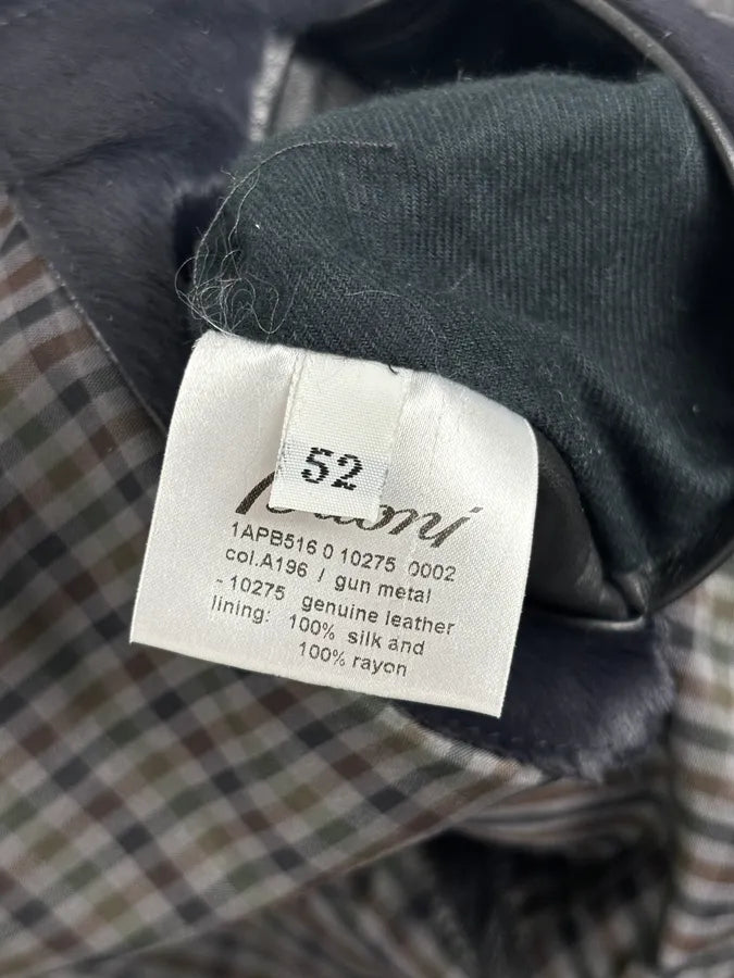 Brioni Dark Black Pony Hair Leather Jacket zODlKgw 10
