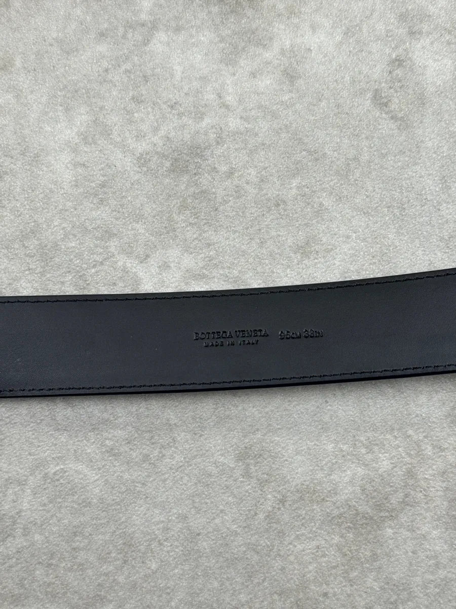Bottega Veneta Navy Woven Leather Signature Belt brtqIvUh 6