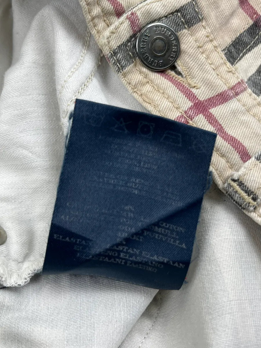 Burberry Beige Tartan Checkered Pants uwWOgRo 9