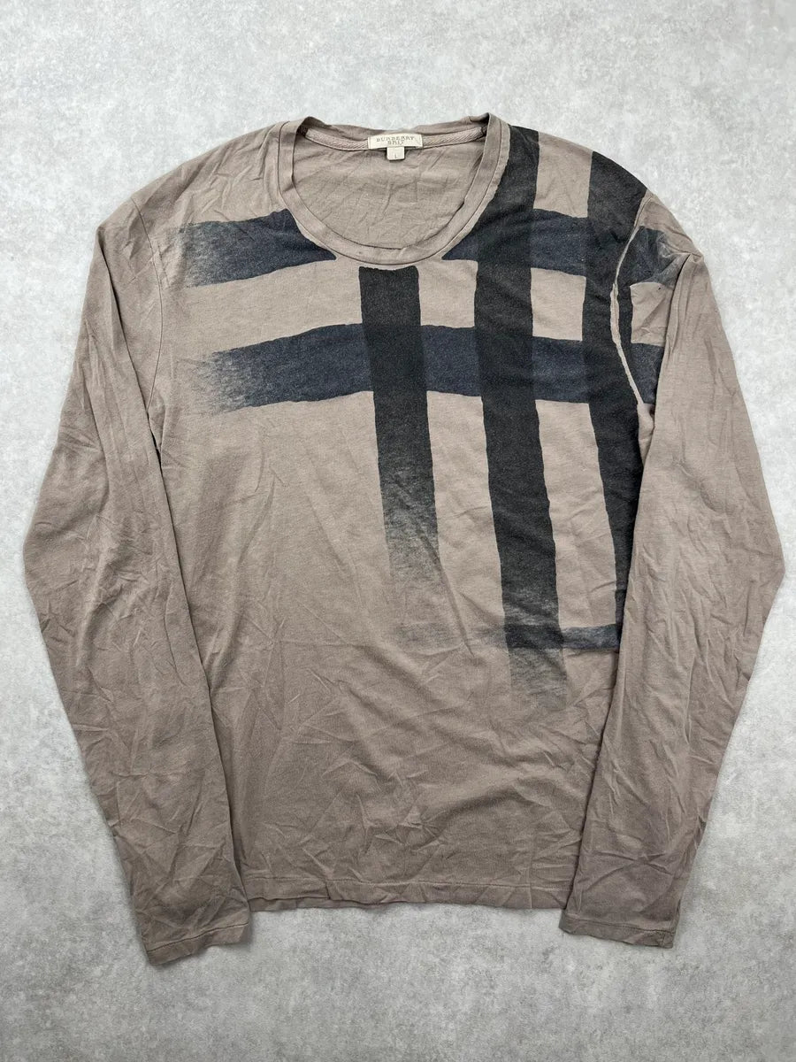 Burberry Beige Check Pattern Longsleeve uGZrQHQ 0
